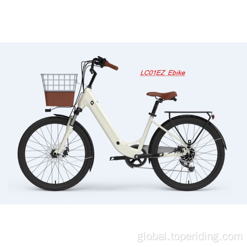 Electric City Bike Fashion Step Through Electric Bike Supplier